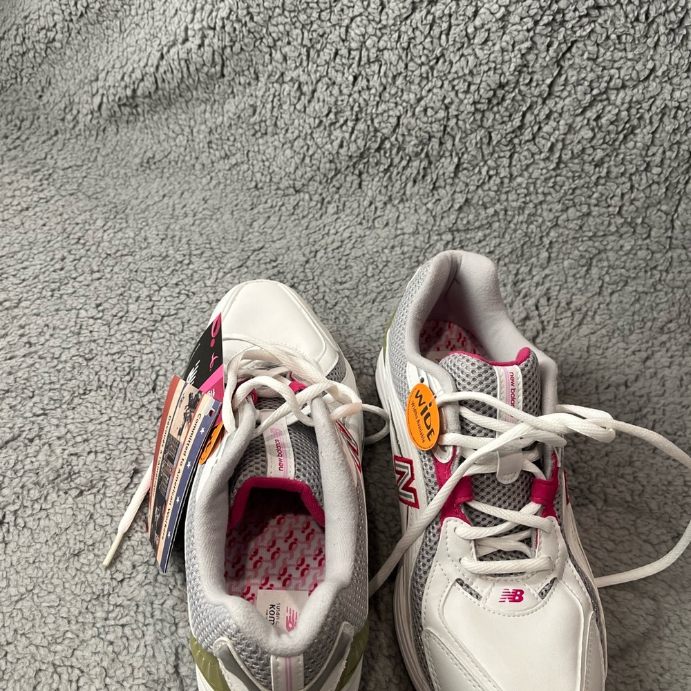 New Balance Women's Walking Shoes - Pink and Gray - Picture 3 of 7